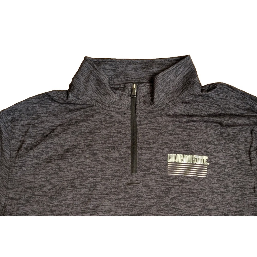 Colorado State 1/4 Zip Lightweight Pullover CSU RAMs Under Armour Gray Men's XL
